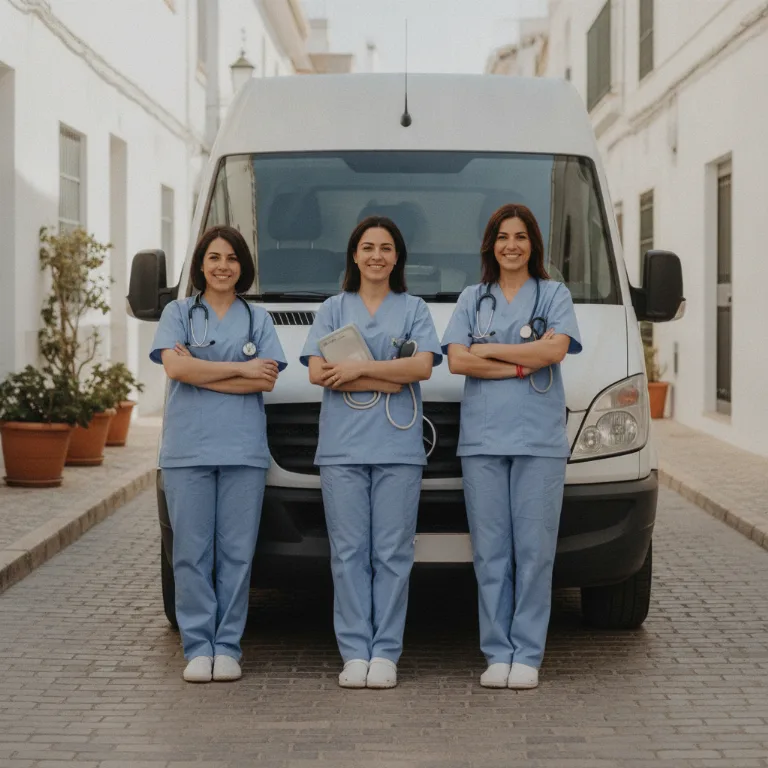 Matrona equipo en Santa Coloma de Gramenet